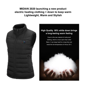 Gilet thermique en duvet de canard MIDIAN 5 Zones - Product Image 3