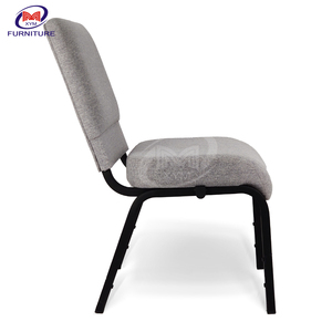 Mayoristas Silla de iglesia gris métal Banquete Sillas de auditorio apilables Cojines gruesos Silla de <span class=keywords><strong>teatro</strong></span> - Product Image 6