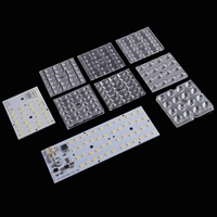 Lentille LED PC pour éclairage public LED SMD 3030 12-en-1 50x50mm
