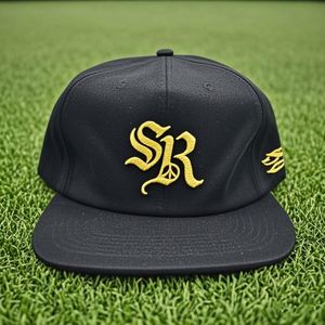 A <b>Frame</b> Snapback Hat 5 Panel Unstructured Dad Hat Custom Logo Embroidered Cap - Product Image 1