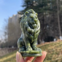 Vente en gros de sculptures d'animaux en cristal naturel, statues de lion en cristal mélangé, sculptures en quartz pour la décoration