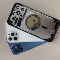 Machine de démontage de la coque arrière pour iPhone 12/12 Pro/12 Pro Max, conception de barre de cadre intermédiaire en verre, moule privé, emballage personnalisé