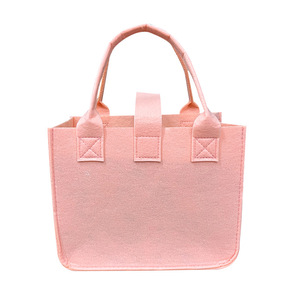 Little Princess Felt Tote Bag 25x20x14cm Cartoon Print Nonwoven Gift Bag Souvenir Bag - Product Image 2