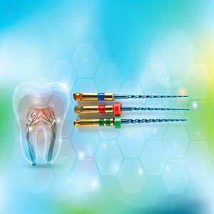Limes rotatives endodontiques pédiatriques en NiTi de 16 mm, en acier de haute qualité, pour dents de lait, consommables dentaires électriques pour enfants et bébés - Product Image 1