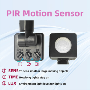 Đèn Pha LED 10W 50W 100W 200W 600W, Đèn Tường Ngoài Trời Cảm Biến Chuyển Động <span class=keywords><strong>PIR</strong></span> Chống Nước 220V 110V - Product Image 4