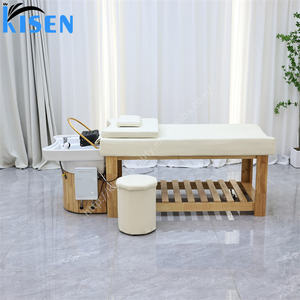 Kisen Commercial Salon Shampooing Lit Circulation De L'eau LED Thérapie Par La Lumière <span class=keywords><strong>Cheveux</strong></span> <span class=keywords><strong>Lavage</strong></span> Machine Tête Spa Plateau Table De Massage - Product Image 5