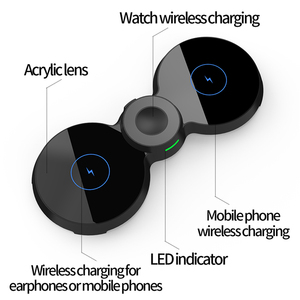 <span class=keywords><strong>Cargador</strong></span> inalámbrico de 15W 3 en 1, almohadilla de carga inalámbrica magnética rápida <span class=keywords><strong>para</strong></span> <span class=keywords><strong>iPhone</strong></span> <span class=keywords><strong>AirPods</strong></span> <span class=keywords><strong>Apple</strong></span> <span class=keywords><strong>Watch</strong></span> - Product Image 2