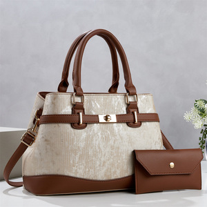 Bolso de Hombro y Bandolera de Alta Gama para Mujer, Cuadrado, con Cierre, Costuras en Contraste, Gran Capacidad, Nuevo Modelo 2026 para Comercio Exterior Transfronterizo - Product Image 3