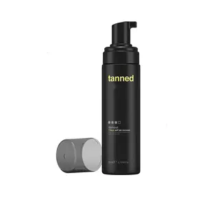 Private Label Self Tanner Mousse Sunless Tanning Schuim Hydraterende Spray Tan Voor Darkest Huid Natuurlijke