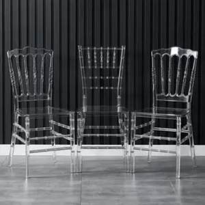 Chaise Acrylique <span class=keywords><strong>Chevalerie</strong></span> Chaise Mariage Banquet Dîner Métal Acier Location Chiavari Chaises pour Événements Fête de Mariage - Product Image 6