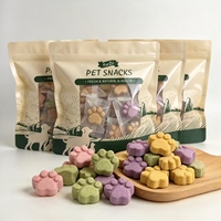 Friandises lyophilisées pour chats, emballées individuellement, à la citrouille, à la herbe pour chat, au pitaya et à la patate douce, pour la prévention des boules de poils, vente en gros usine