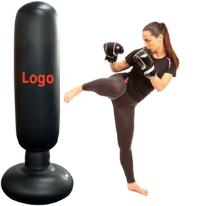 Saco de Boxeo Inflable de 63 Pulgadas para Niños y Adultos, Saco de Fitness de PVC Relleno de Agua, Autoportante - Product Image 1