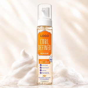 Mousse Définition des Boucles en Gros, Mousse Coiffante Hydratante en Profondeur avec Huile de Karité et d'Argan pour Cheveux Naturels 251ml - Product Image 1