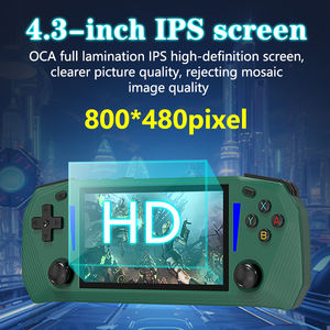 Consola de juegos portátil G33 de código abierto con pantalla IPS de 4.3 pulgadas, compatible con PSP y PS1, con WiFi para batallas en línea. - Product Image 4