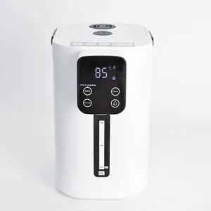 Caldeira De Água Elétrica E Aquecedor Aquecimento Instantâneo para Café Display LCD Temp Ajustável Isolado Termopot Elétrico Inoxidável