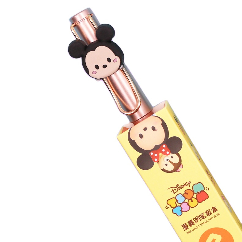 Потайная ручка с Микки и Минни, серия Songsong, мультяшная кукла, резиновая ручка-штамп, ручка для письма с чипмунком