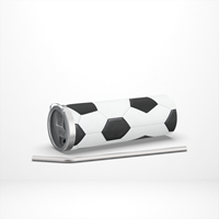 Gobelet isotherme fin en acier inoxydable à double paroi moderne de 20 oz, design football, thermos sous vide, isolation thermique de 6 à 12 heures, couvercle sans BPA