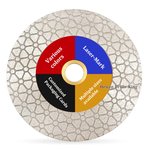 Üçgen tasarım 4.5 "115mm kesme taşlama diski elmas karo seramik porselen karo mermer taş kuvars için testere bıçağı - Product Image 1