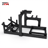 extrusión de aluminio industrial, marco negro y rojo para Simulador de plataforma de carreras Sim, 40x40, luminum Factory 4080