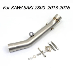 Silencieux d'échappement de <span class=keywords><strong>moto</strong></span> pour KAWASI Z800 2013-2016 Z750 2007-2014, tuyau de liaison intermédiaire d'échappement, Z750 Z800 - Product Image 6
