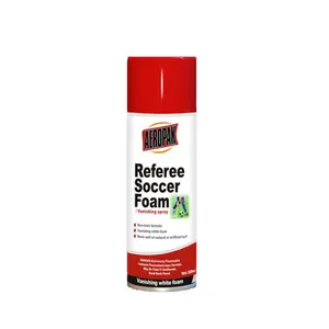 Aeropak 200ml di Calcio Ref Linea Arbitro di Fuga Scomparsa Vernice Spray