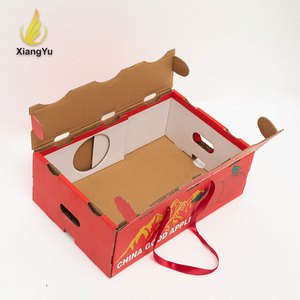 Trung Quốc tùy chỉnh trái cây các tông sóng bao bì carton trái cây Apple Cherry hộp xuất khẩu trên toàn thế giới - Product Image 1