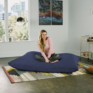 DB Jaxx <b>Navy</b> 5.5 ft Pillow Saxx <b>Bean</b> <b>Bag</b> Sofa Comfortable <b>Bean</b> <b>Bag</b> Couch - Product Image 3