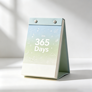 ปฏิทินตั้งโต๊ะแบบฉีกได้ 365 วัน พิมพ์ลายตามสั่ง ขายส่ง ปี 2027 สำหรับสำนักงาน ของขวัญธุรกิจ ของขวัญองค์กร - Product Image 1