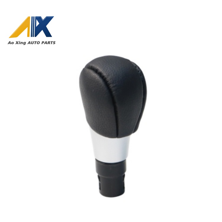 High-Quality Black Leather Car Gear Shift Knob for Volvo | Aoxing Auto Parts AXVV-01