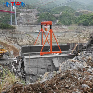 HNTIWIN Chine – Grue <span class=keywords><strong>portique</strong></span> mobile monopoutre sans rail de 1 tonne de haute qualité avec hauteur de levage de 3 m pour projets d'ingénierie - Product Image 3
