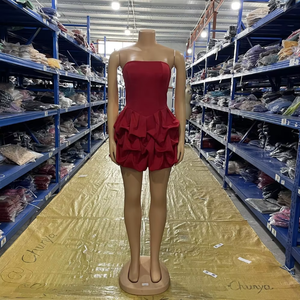 Vrouwelijke strapless mini-jurk, gala-jurk, elegante dinerjurk voor verjaardagsfeest, groothandel - Product Image 5