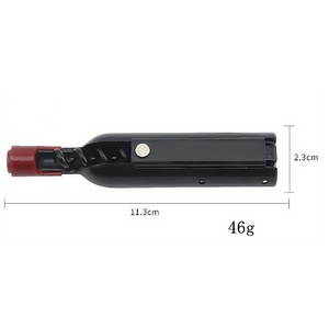 Hxy Tùy Chỉnh Nhựa Không Gỉ Chai Rượu Vang Hình Mở Corkscrew Chai Hình Rượu Vang Mở Tủ Lạnh Nam Châm Rượu Vang Mở - Product Image 4