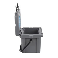 Glacière isotherme rotomoulée 17QT, portable, pour glace sèche, réutilisable, pour boissons et canettes
