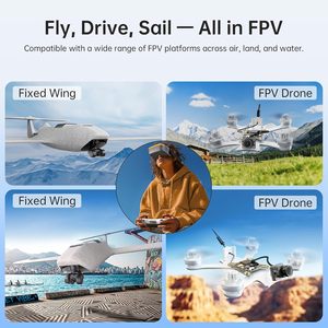 ชุดส่งสัญญาณภาพดิจิตอล FPV Air Unit VTX ความละเอียด 1080P 60FPS ความหน่วงต่ำ 35ms ระยะส่ง 3 กม. น้ำหนักเบา 6 กรัม เครื่องส่งวิดีโอ HD สำหรับโดรน RC FPV - Product Image 3
