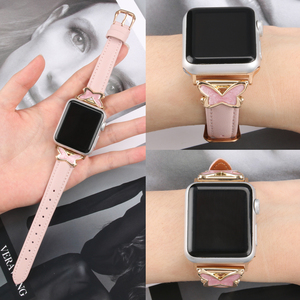 <span class=keywords><strong>Correa</strong></span> de reloj de cuero genuino para <span class=keywords><strong>Apple</strong></span> <span class=keywords><strong>Watch</strong></span> Series <span class=keywords><strong>Correa</strong></span> de repuesto para mujer Original para <span class=keywords><strong>Apple</strong></span> <span class=keywords><strong>Watch</strong></span> Leather Link Band - Product Image 2