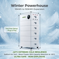 Batterie Sodium-ion empilable 10 kWh 51,2 V 200 Ah, système ESS avec extincteur intégré pour une alimentation de secours solaire fiable