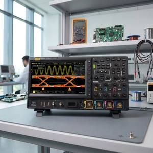 Oscilloscope numérique à signaux mixtes RIGOL MSO8064 600 MHz 4 canaux 10 GSa/s, équipement de test de laboratoire haute vitesse - Product Image 4