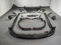 Pour Maserati Levante kit carrosserie lèvre avant diffuseur arrière jupe latérale spoiler garniture fibre de carbone sèche kit carrosserie style M