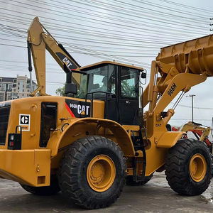 Cargadora Mini Usada Caterpillar 966H 4x4 con Motor Cummins, Pala Frontal y Retroexcavadora para Uso en Construcción, Componente Principal de Bomba a Bajo Precio - Product Image 1