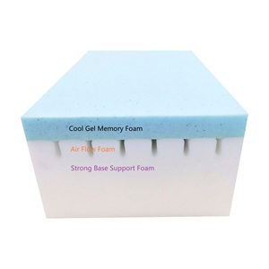 Letto singolo matrimoniale 10 pollici a buon mercato materasso in schiuma dura con copertura rimovibile - Product Image 5