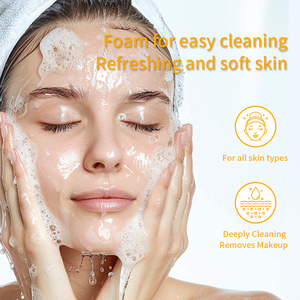 Struccante quotidiano per la cura della pelle schiumogeno per il viso lavabile idratante amminoacido lozione levigante detergente per il viso - Product Image 3