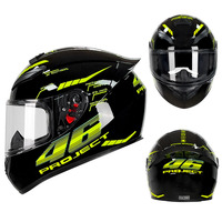 Casque intégral aérodynamique en ABS certifié DOT avec amortisseur EPS, équipement de course moto pour hommes et femmes, toutes saisons