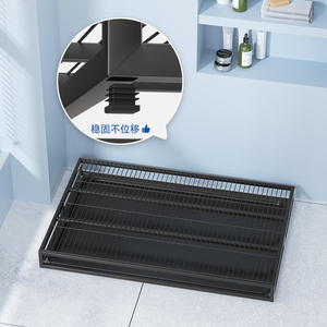 Love Kyle Inodoro para Perros con Sistema de Descarga Integrado, Anti-pisoteo, Tipo Cajón Grande, Recipiente para Orina y Arena, Inodoro Metálico para Perros de Interior - Product Image 5