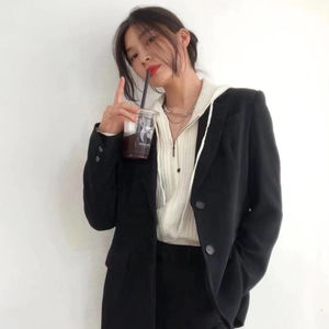 Suéter de Punto con Capucha y Cremallera para Mujer, <span class=keywords><strong>Sudadera</strong></span> Holgada de Cachemira con Capucha, Cárdigan, <span class=keywords><strong>Sudadera</strong></span> Yankee, <span class=keywords><strong>Sudadera</strong></span> con Capucha de Lana - Product Image 1