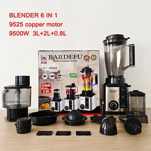 Mixeur-Blender Électrique Multifonction Haute Puissance 6-en-1 en Acier Inoxydable pour la Cuisine - Product Image 2
