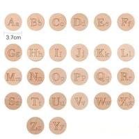 Tableau de reconnaissance des lettres en bois de hêtre sculpté, pièces en forme d'animaux, ensemble de puzzle éducatif pour l'apprentissage précoce des 26 lettres pour enfants