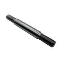 Axe de moteur à filetage long en acier inoxydable usiné CNC de haute précision