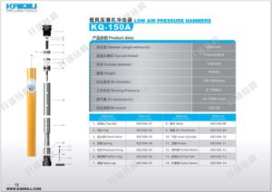 KAIQIU mata bor palu DTH, 150mm 5 ", tombol balistik, mata bor Ore, alat pengeboran sumur tempa baja baru - Product Image 5