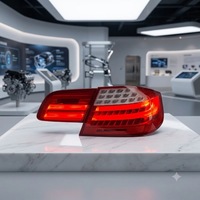 Ensemble de feux arrière LED complets pour Série 3 E92 E93 M3 Coupé Cabriolet 2007-2013, lentille rouge, feu stop arrière, clignotant, feux de jour DRL