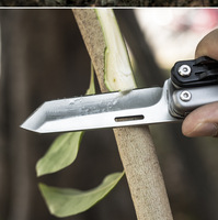 Ensemble multifonctionnel d'outils de survie EDC pour l'extérieur, ciseaux détachables, couteau pliant, outils multi-usages d'urgence pour le bricolage industriel